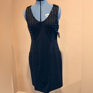 Aidan Mattox Dress. Black Size 12. Glamorous Cocktail Dress 100% polyester. NWT